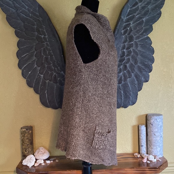 BCBG MazAzria Knit Cape Style Vest - Picture 5 of 8